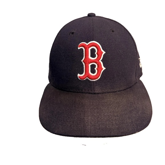 New Era Other - Boston Red Sox Hat Mens 7 1/4 Navy Blue USA MADE MLB Baseball New Era 59FIFTY
